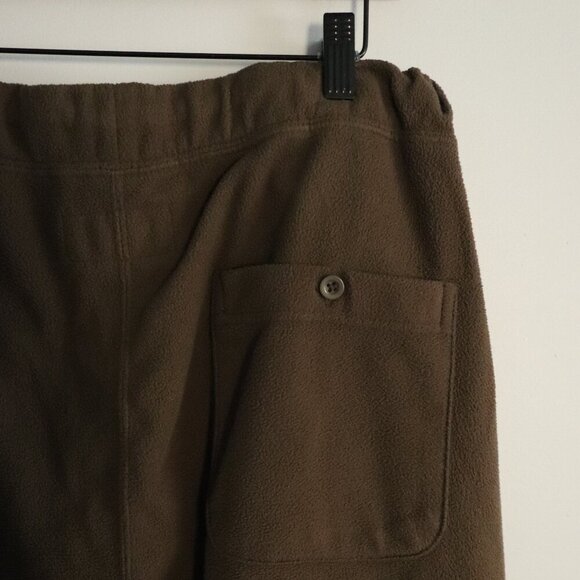 American Essentials Women's Brown Sz XL Luxury Sherpa Stretch Straight Leg Pants - Picture 8 of 12